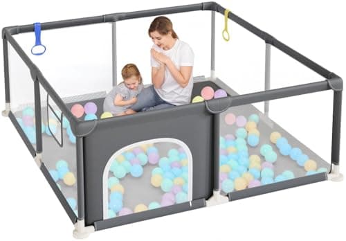 Dripex Laufstall Baby 124 x 124 cm Produktbild