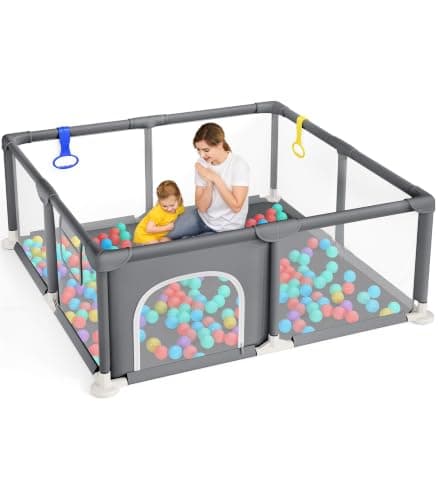 Dripex Laufstall Baby 124 × 124 cm Produktbild