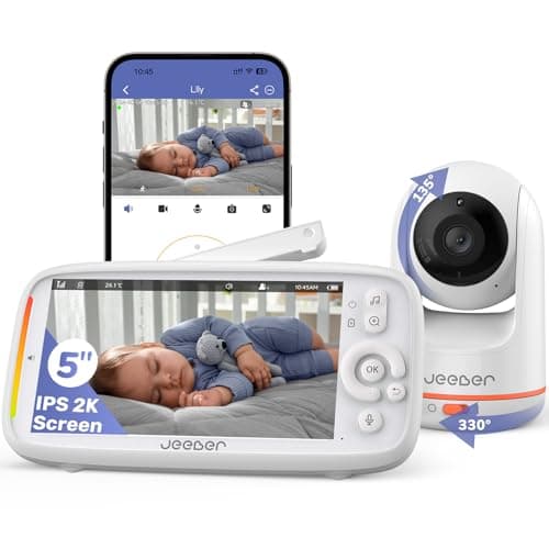 jeeber 2K Babyphone mit Kamera App und Monitor Produktbild