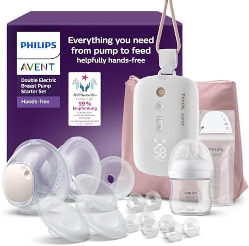 Philips Avent Hands-Free Doppelmilchpumpe Starter-Set Produktbild