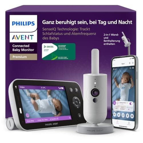 Philips Avent Premium Connected Babyphone mit Kamera und Elterneinheit